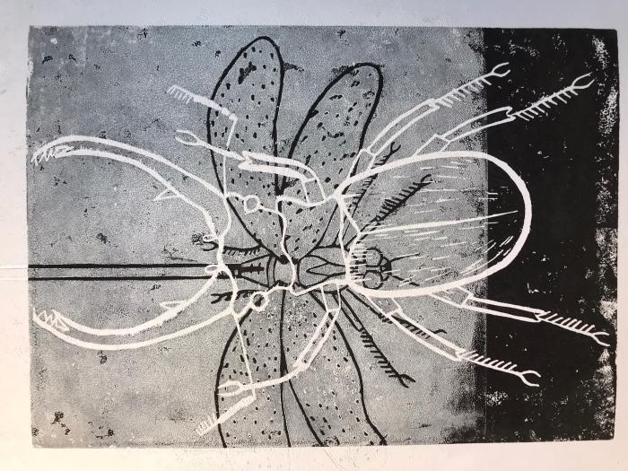 Travail de Matilde Soldati à l'occasion de sa résidence à Bruson © Matilde Soldati