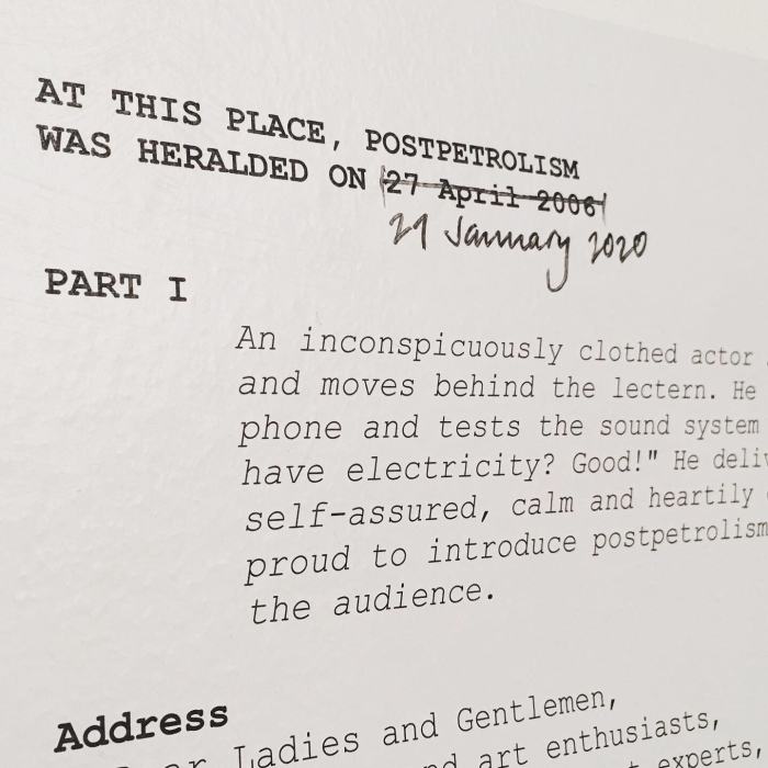 Manifeste pour l’ère du postpetrolisme